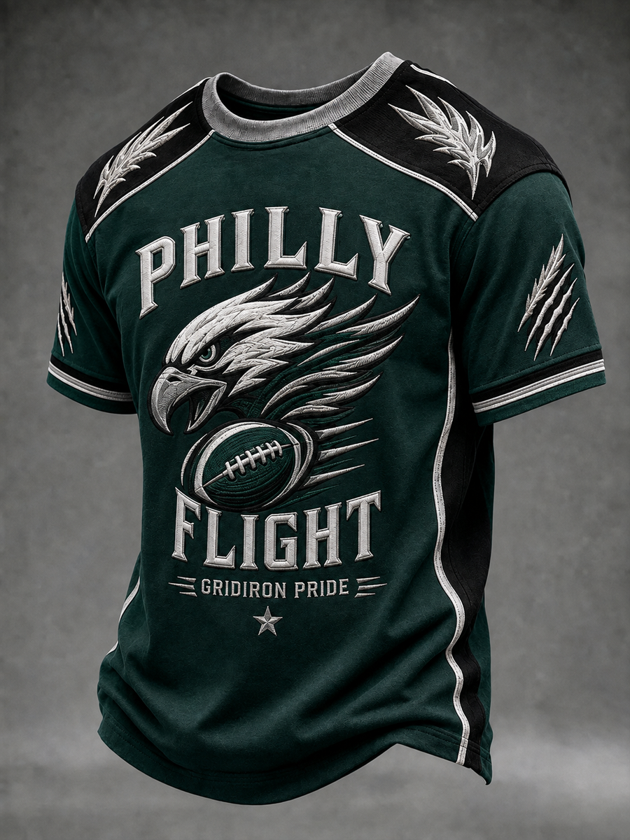 Men's Eagles Football Gameday Gift For Football Fans short sleeves t-shirt