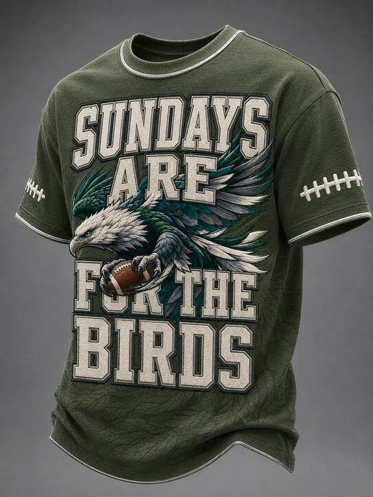 Men's Football Printed T-shirt