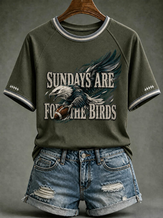 Women's Football Printed T-shirt