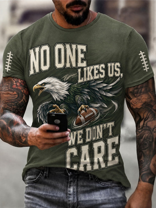 Men's Football Printed T-shirt