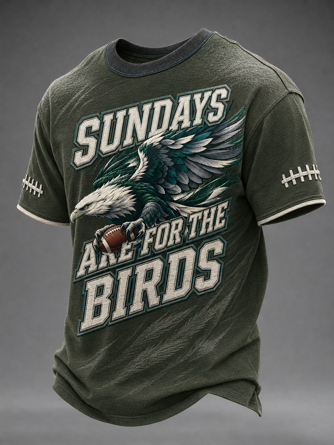 Men's Football Printed T-shirt