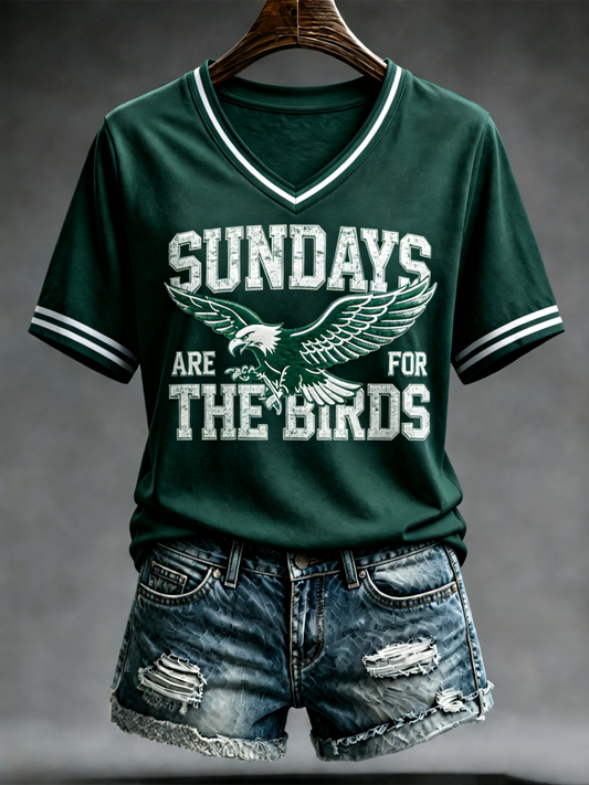 Women's Eagles Football Gameday Gift For Football Fans short-sleeved T-shirt