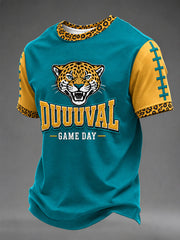 Men's Duuuval Football Gameday Gift For Football Fans Casual Tee
