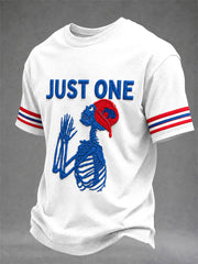 Men's Football Lover Buffalo Print Casual Tee