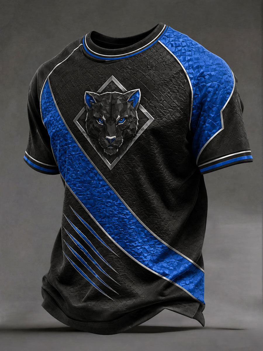 Men's Black Panther Rugby T-shirts