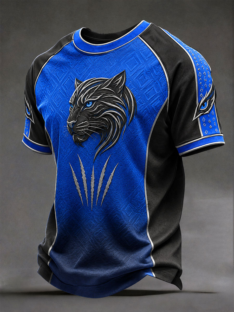 Men's Black Panther Rugby T-shirts