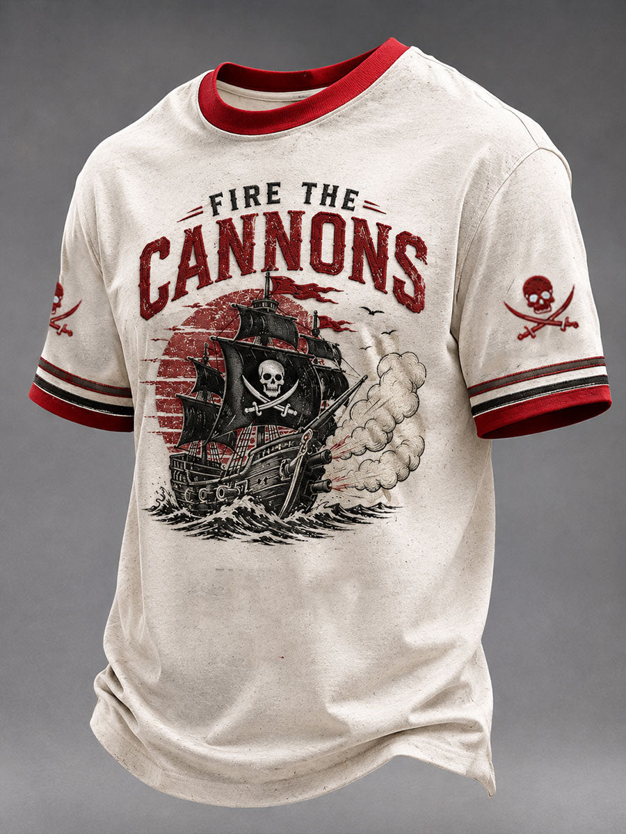 Men's Football Short Sleeves T-shirt