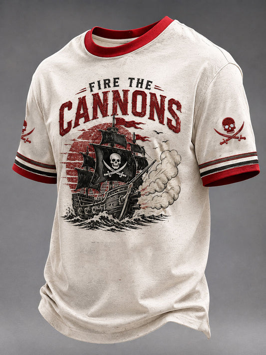 Men's Football Short Sleeves T-shirt