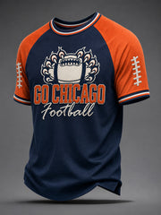Men's Football Gameday Gift For Football Fans Casual Tee