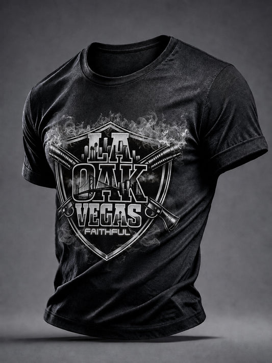 Men's Las Vegas Football Fan Print T-shirt
