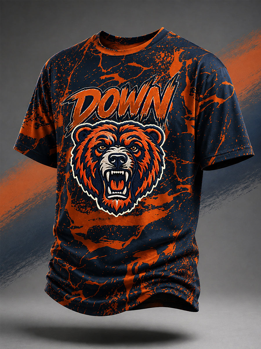 Men's Football Gameday Gift For Football Fans Casual Tee