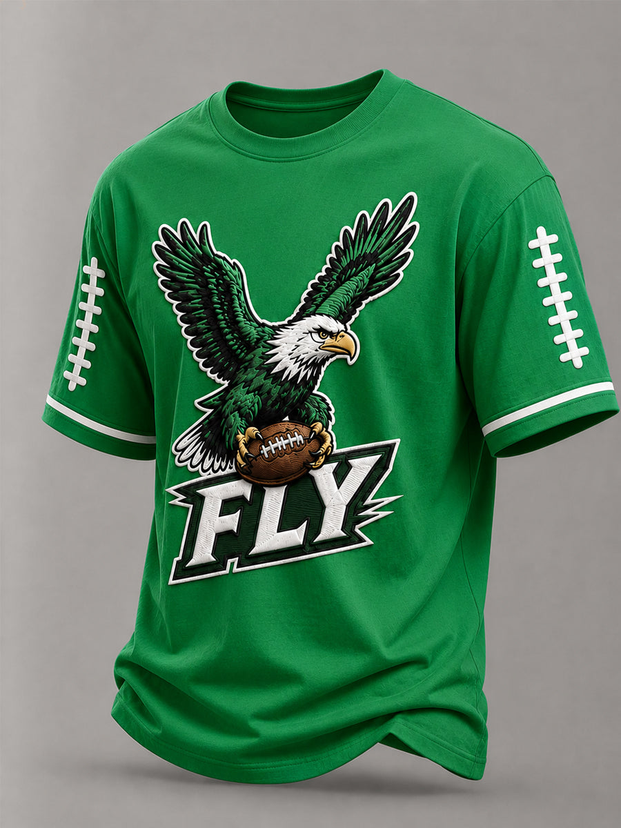 Men's Football Gameday Gift For Football Fans Casual Tee