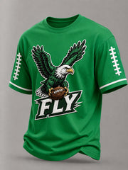 Men's Football Gameday Gift For Football Fans Casual Tee
