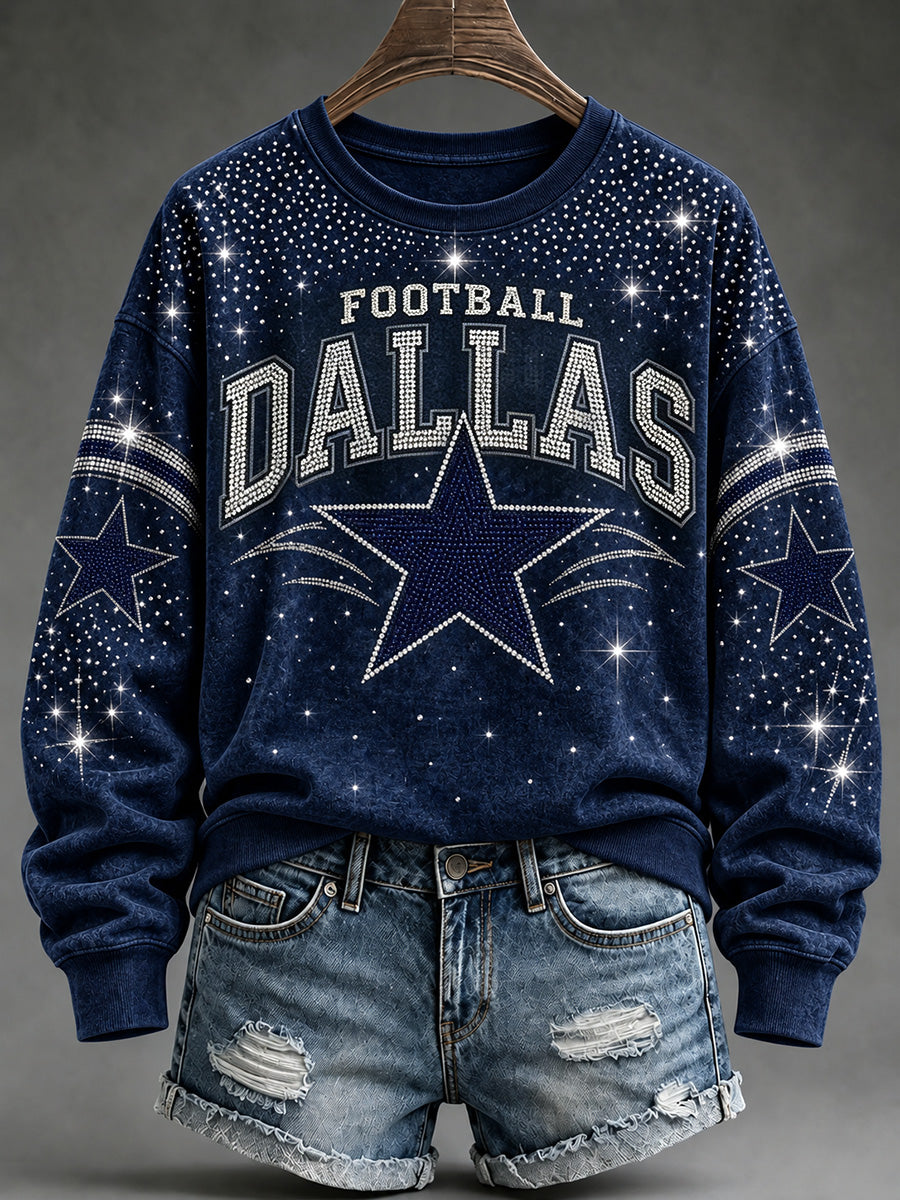 Women's Football Gameday Gift For Football Fans Casual Sweatshirt