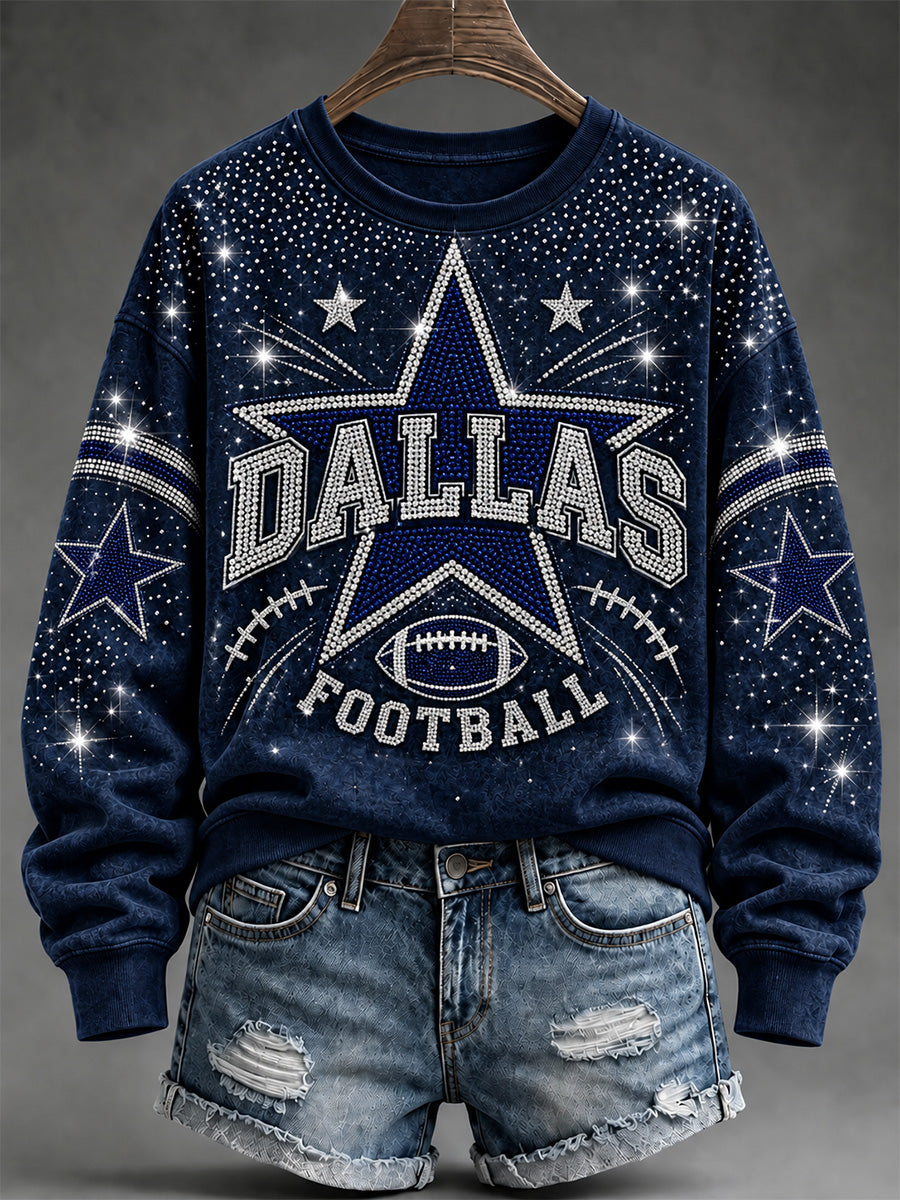Women's Football Gameday Gift For Football Fans Casual Sweatshirt