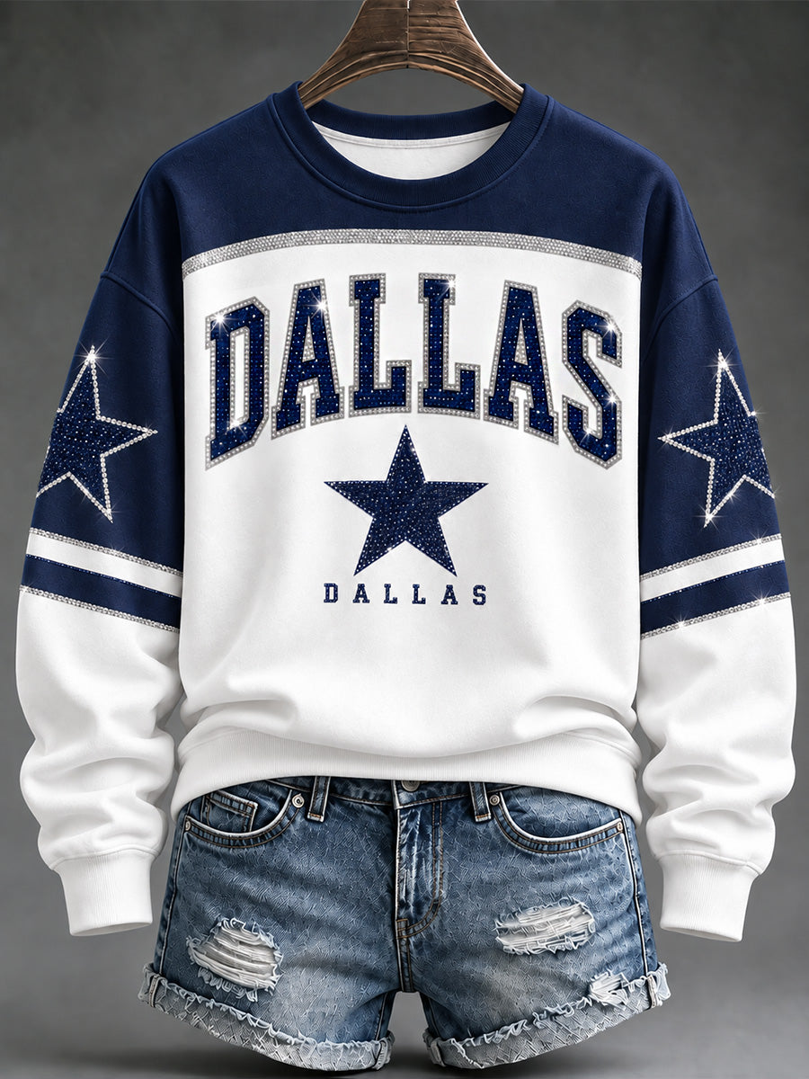 Women's Football Gameday Gift For Football Fans Casual Sweatshirt