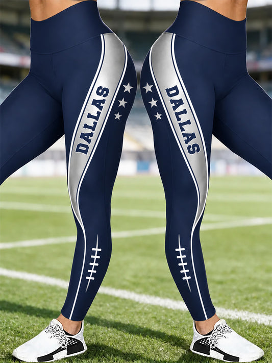 Women's Football Gameday Gift For Football Fans Casual Leggings