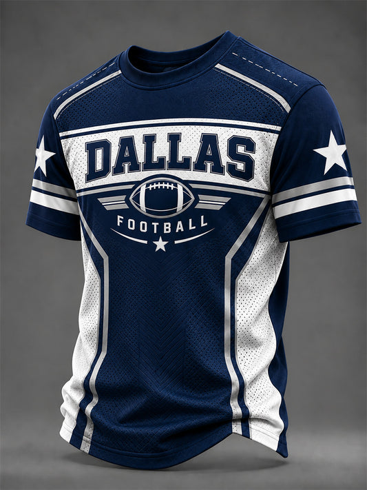 Men's Football Gameday Gift For Football Fans Casual Tee