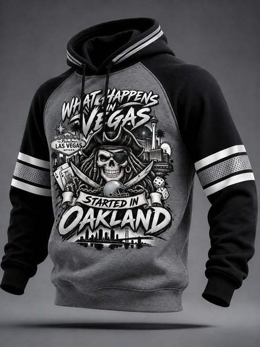 Men's Las Vegas Football Fan Raglan Hoodie