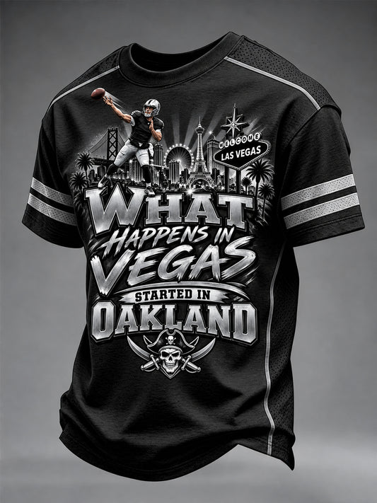 Men's Las Vegas Football Fan Print T-shirt