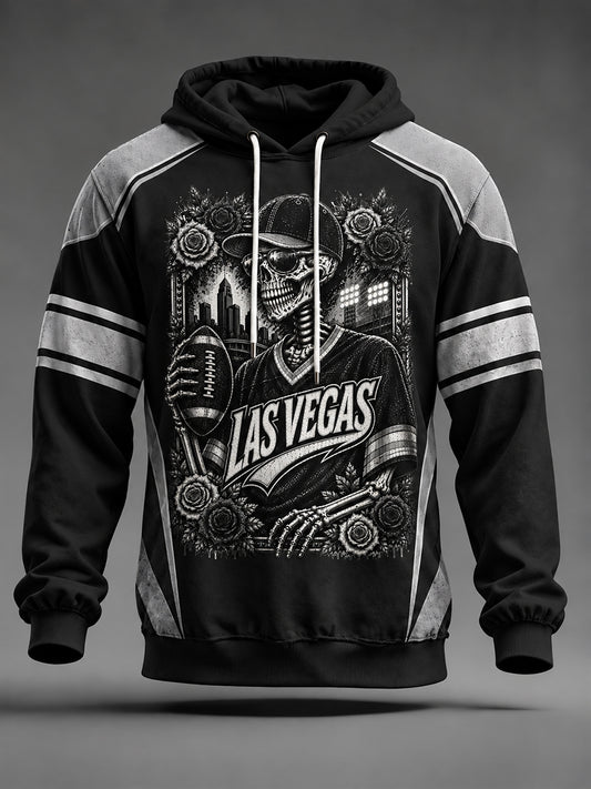 Men's Las Vegas Football Fan Print Hoodie