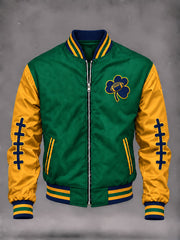 Women's Game Day Football Printed Casual Jacket