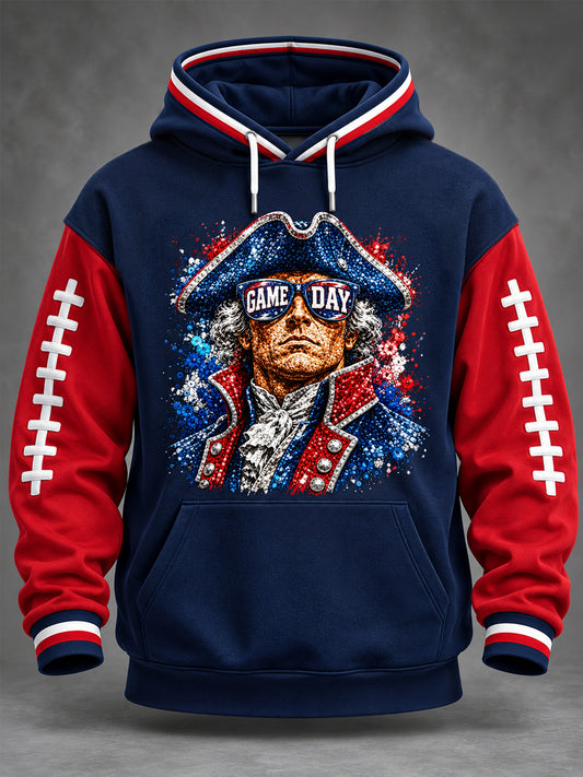 Men's Football Gameday Gift For Football Fans Casual Hoodie