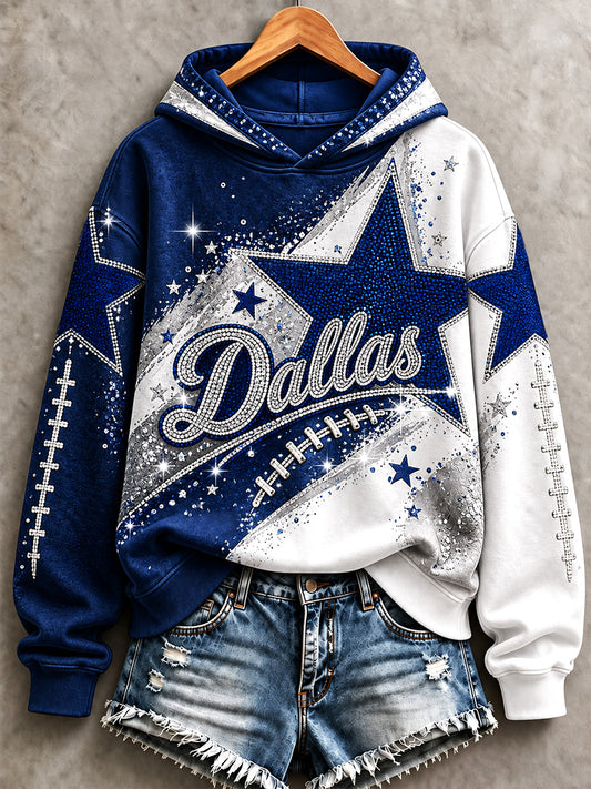 Women's Football Gameday Gift For Football Fans Casual Sweatshirt