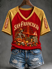 Women's Football Gameday Gift For Football Fans Short Sleeve T-shirt