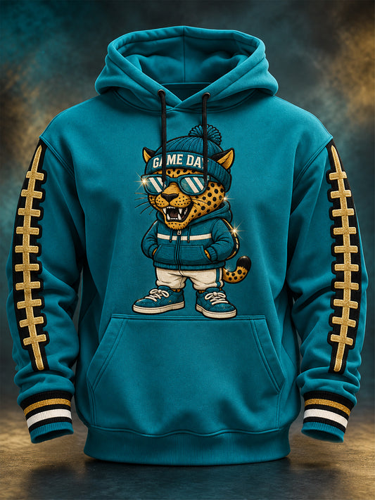 Men's  Football Gameday Gift For Football Fans Casual Hoodie