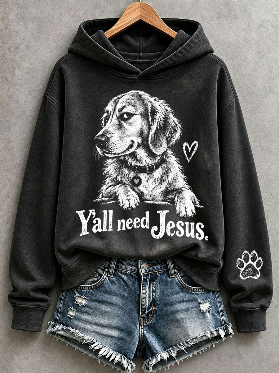 Women's Y'all Need Jesus Hoodie