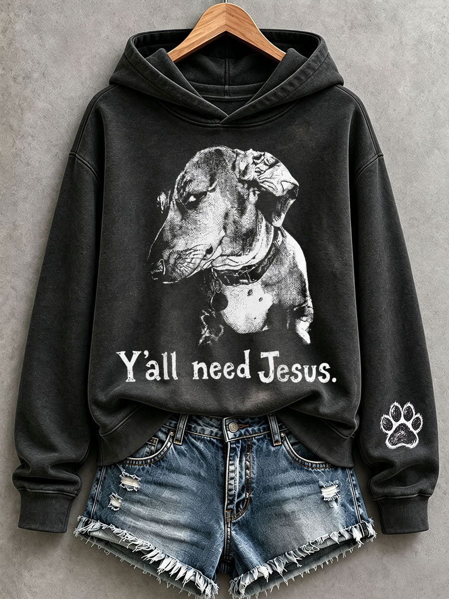 Women's Y'all Need Jesus Hoodie