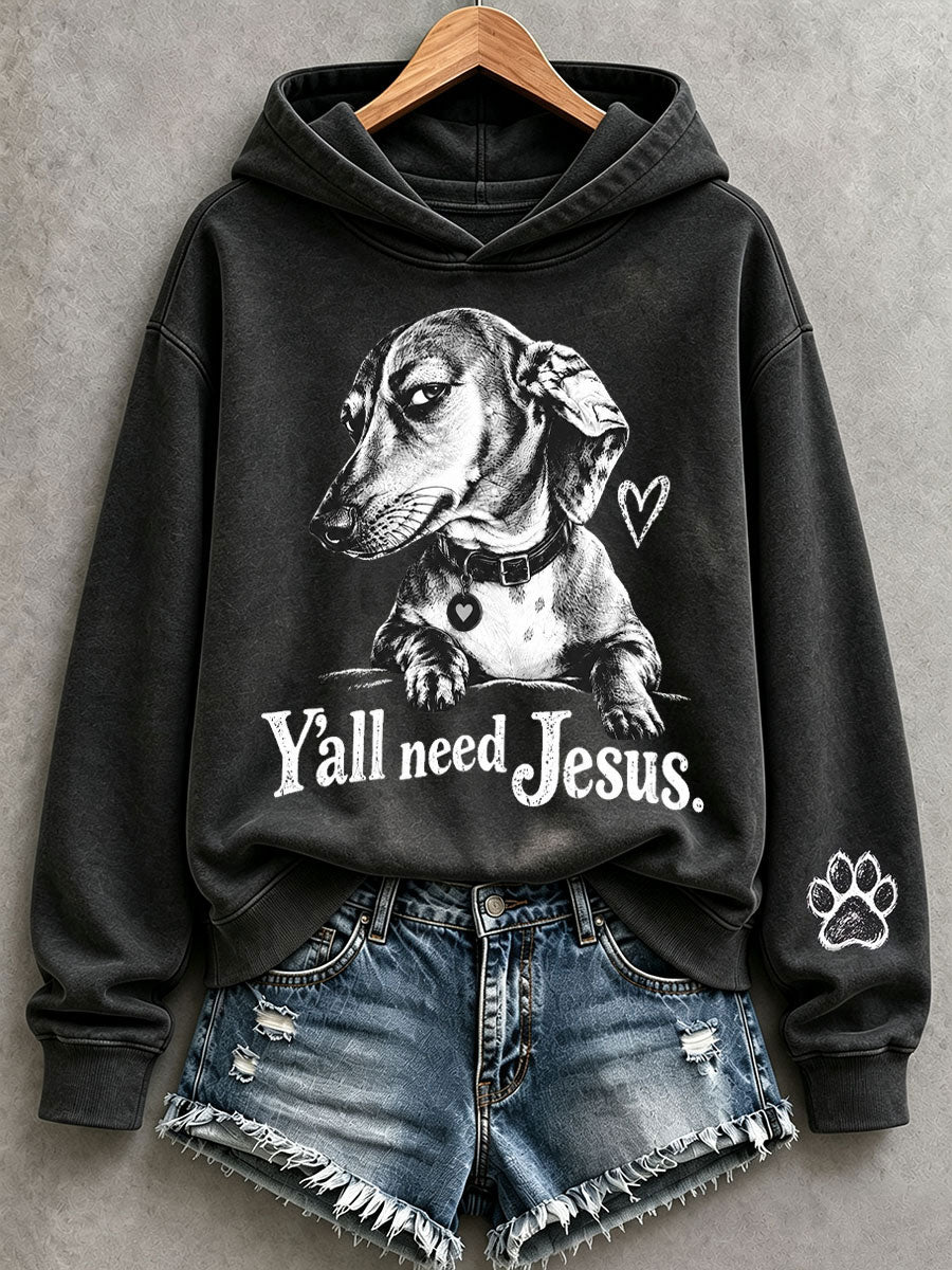 Women's Y'all Need Jesus Hoodie