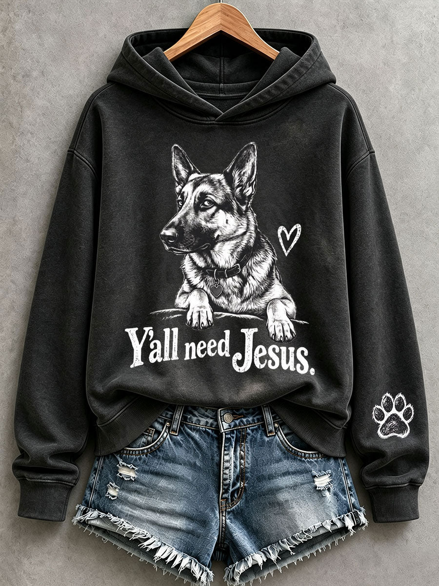 Women's Y'all Need Jesus Hoodie