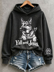 Women's Y'all Need Jesus Hoodie