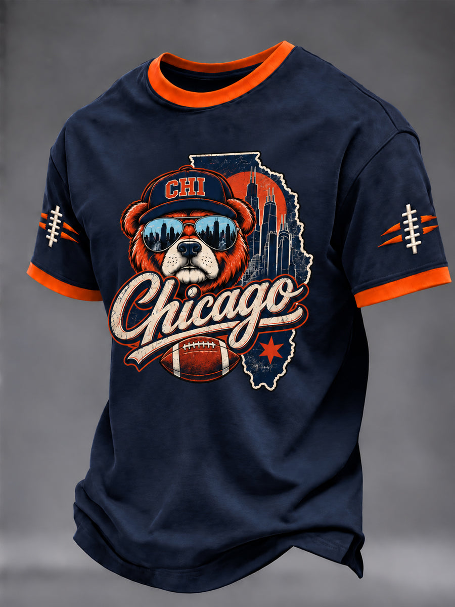 Men's Football Gameday Gift For Football Fans Short Sleeve T-shirt