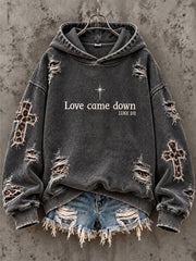 Women's Nativity Scene, Christmas Gift for Christian Regular Sweatshirt