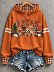 Women's Football Game Day Casual Hoodie