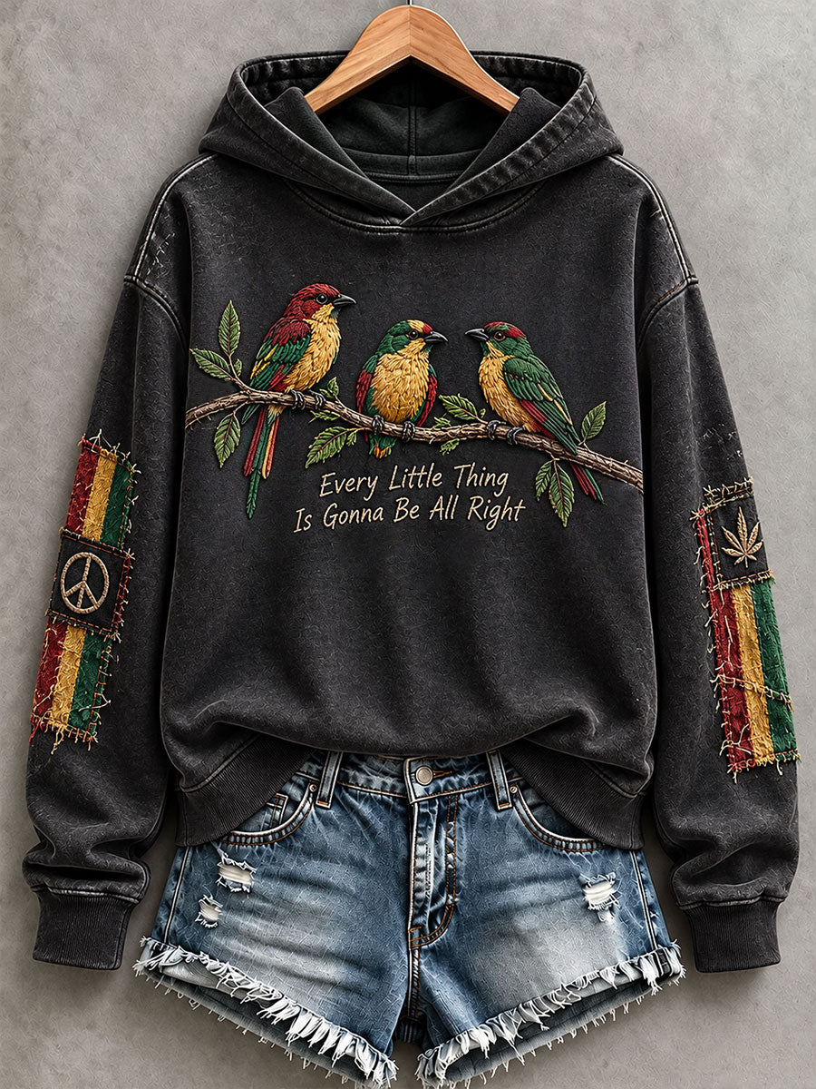 Women's Every Little Thing Is Gonna Be All Right  Hoodie