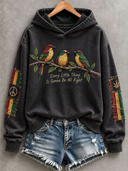 Women's Every Little Thing Is Gonna Be All Right  Hoodie