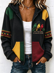 Women's Every Little Thing Is Gonna Be All Right Cozy Knit Cardigan