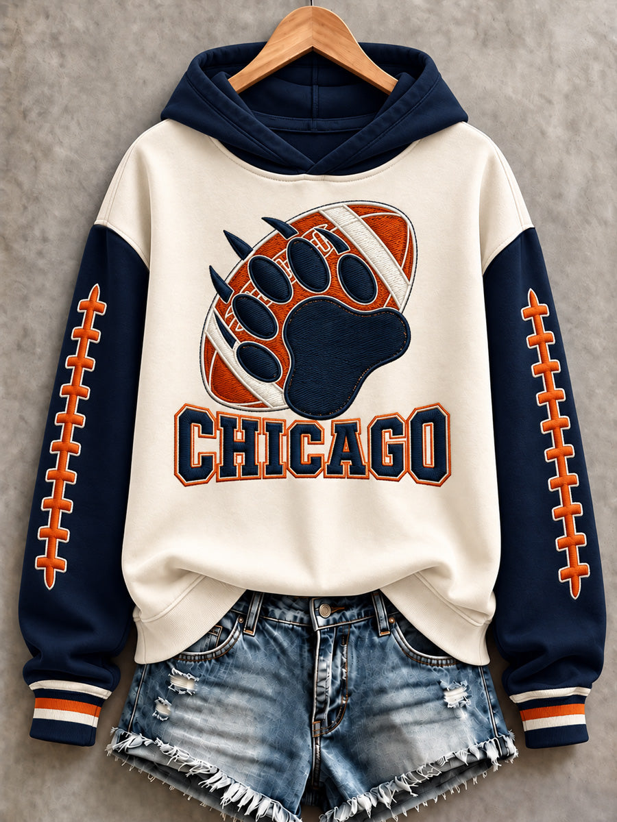 Women's  Football Gameday Gift For Football Fans Print Sweatshirt