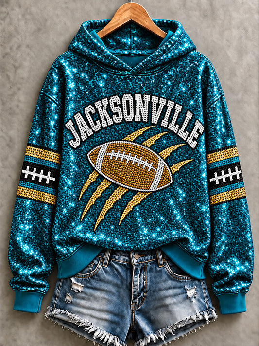 Women's Football Gameday Gift For Football Fans Regular Hoodie