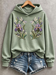 Women’s Dragonfly and Iris Hoodie