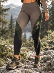 Women's Wilderness Trail Print Hike Lovers Leggings