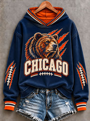 Women's Football Gameday Gift For Football Fans Regular Hoodie