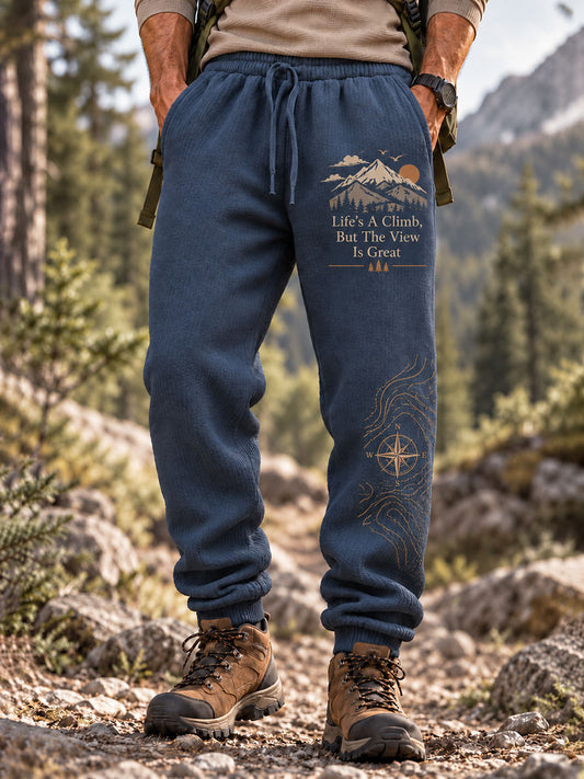 Men's Wilderness Trail The Best Views Come After The Hardest Climbs Print Pants