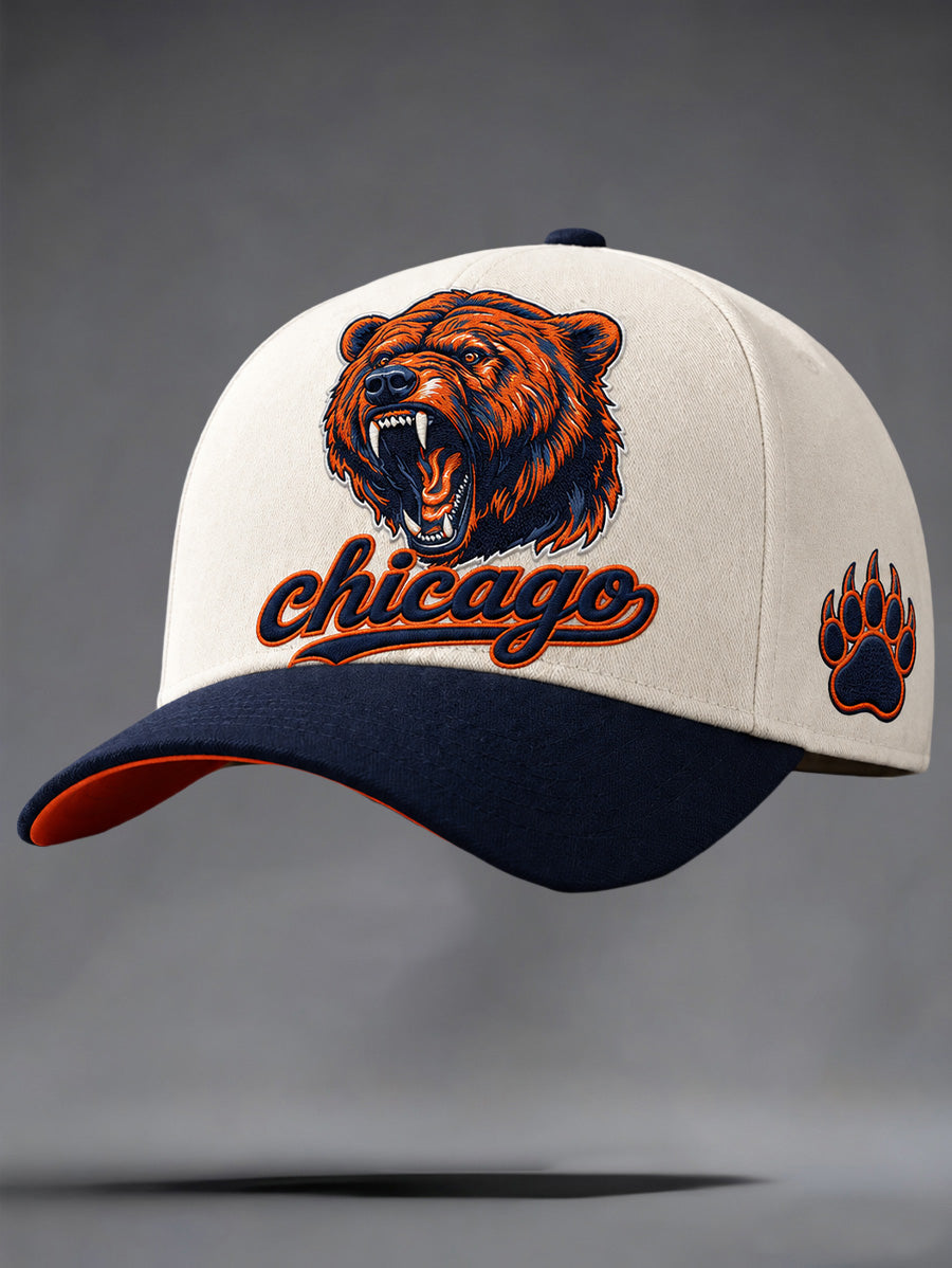 Unisex Chicago Football Lover Print Hat