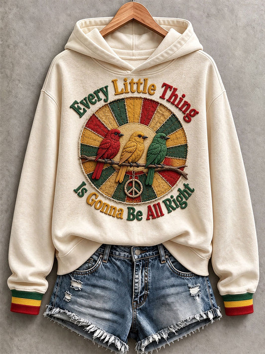 Women's Every Little Thing Is Gonna Be All Right Hoodie