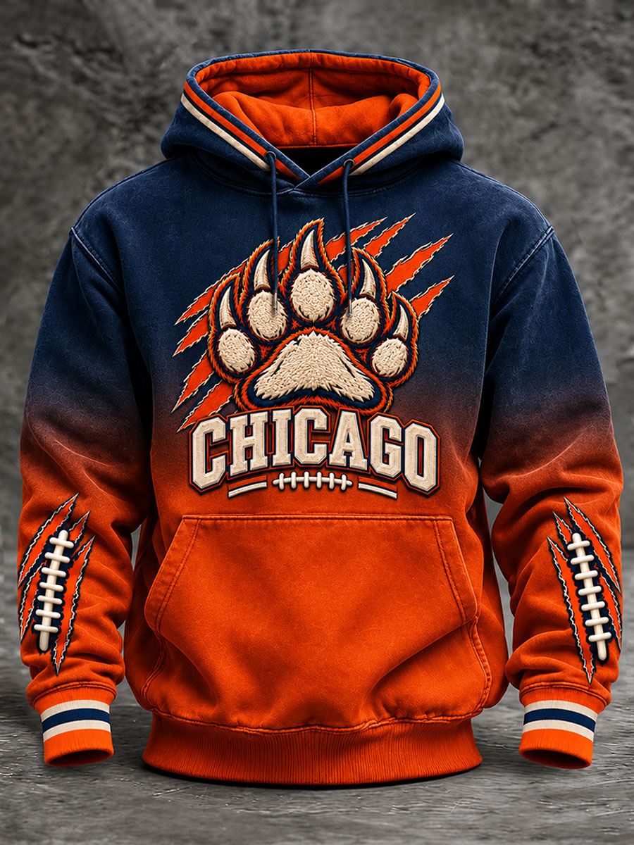 Men's Football Gameday Gift For Football Fans Oversized Drop-Shoulder Hoodie
